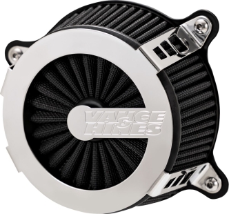 Vance & Hines VO2 Cage Fighter Air Cleaner In Chrome Finish For 1999-2017 HD Dyna, Softail And Touring Models (70357)