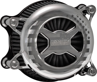 Vance & Hines VO2 America Air Cleaner in Chrome Finish For 1991-2022 HD Sportster Models (72339FG)