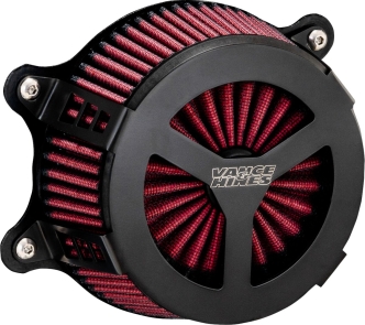 Vance & Hines V02 Radiant III Air Cleaner In Black Finish For HD Sportster Models (41457)