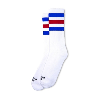 American Socks Mid High American Pride Ii Blue/red/blue Stri (ARM379265)