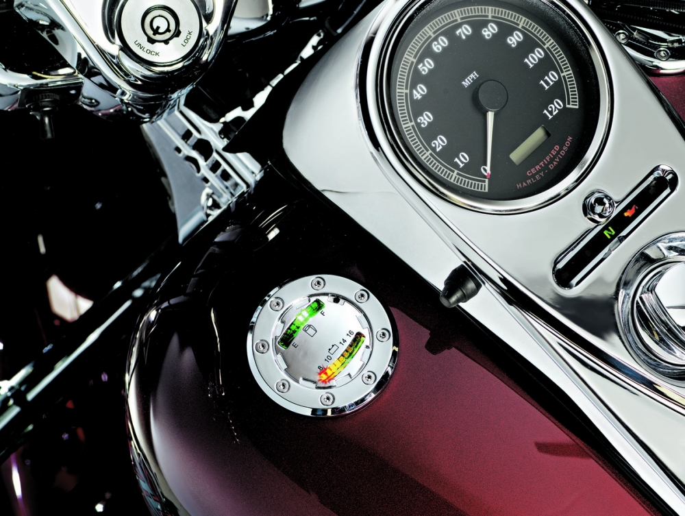 Kuryakyn Informer LED Fuel & Battery Gauge For Harley Davidson