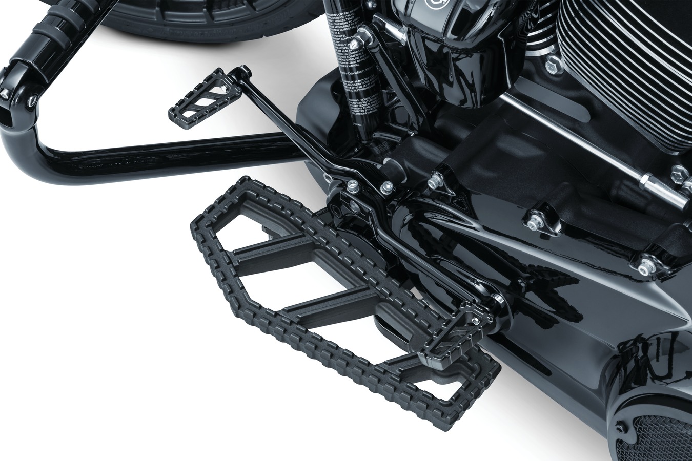 Kuryakyn Riot Floorboards In Satin Black Finish For Harley Davidson