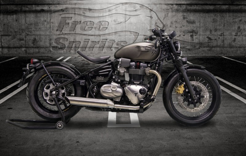 Free Spirits Triumph Bobber Forward Control Kit In Black (306106) ARH