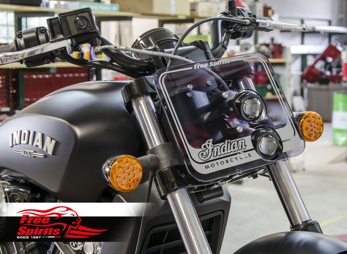 Free Spirits Headlight Mask For Indian Scout (108900)