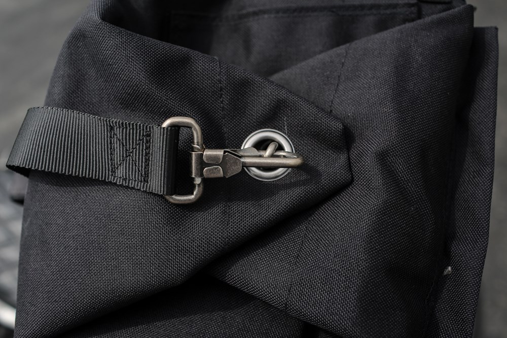 Burly Brand Voyager Sissy Bar Backpack In Black (B151013B) ARH