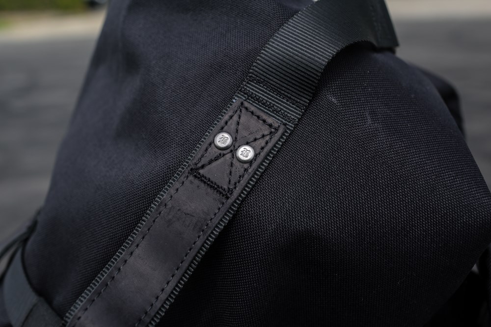 Burly Brand Voyager Sissy Bar Backpack In Black (B151013B) ARH