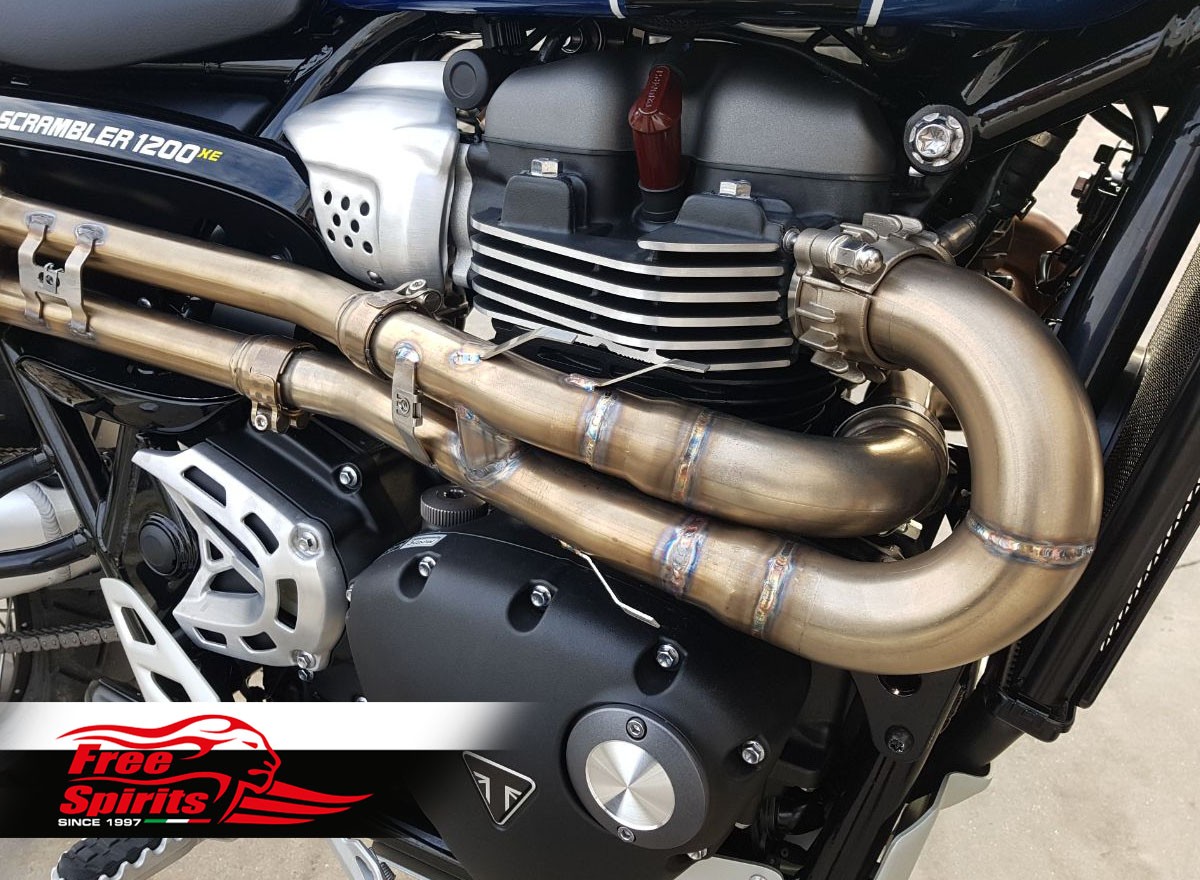 Free Spirits H Pipe De Cat For Triumph Scrambler 1200 088308