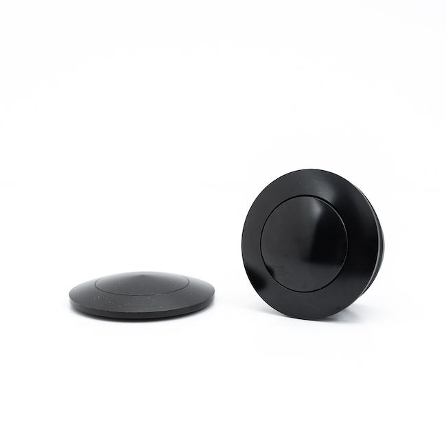 Killer Custom FlushMount Fuel Cap Kit In Black For Harley Davidson