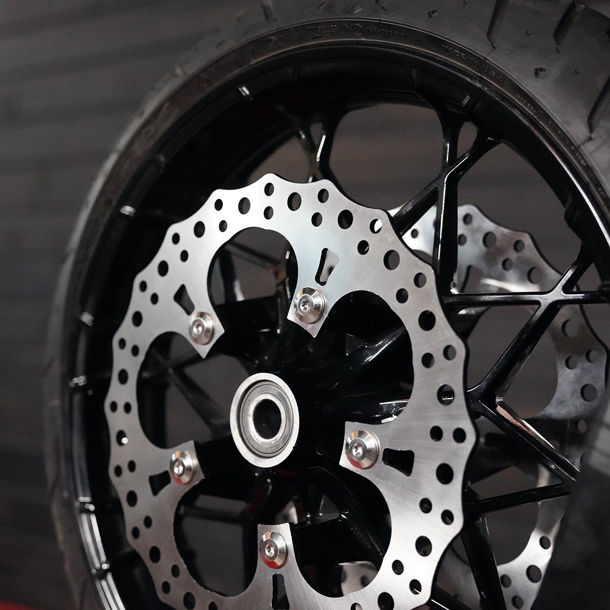 Arlen Ness 13 Inch Right Front Jagged Big Brake Rotor For Harley Davidson 20142021 Touring