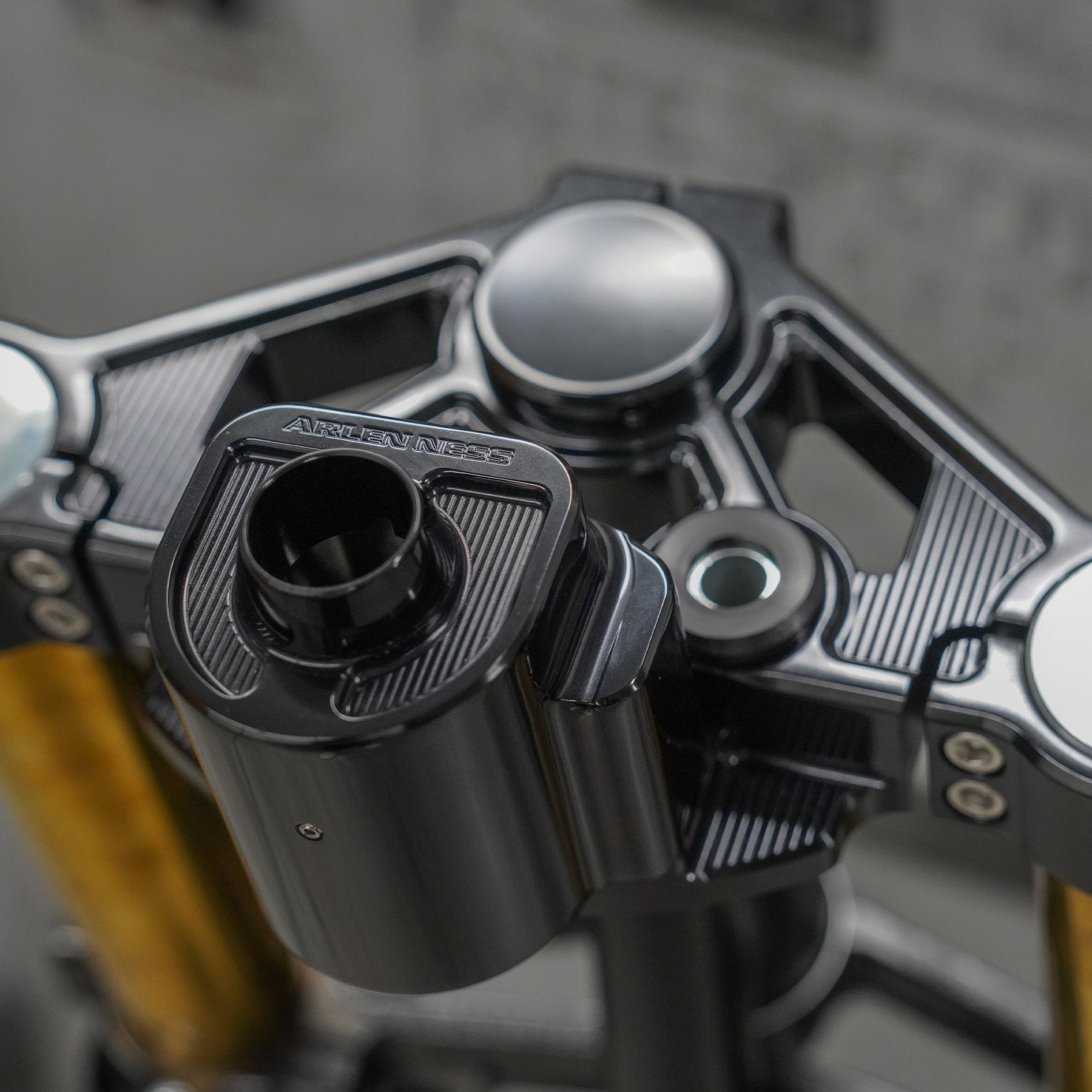 Arlen Ness Method Ignition Switch Cover Kit In Black For Harley