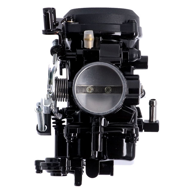 Doss 40mm Keihin CV Carburetor In Black With Accelerator Pump, Comes