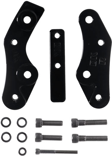 Mofun Driver Floorboard Relocation Brackets Compatible with 2000-2017 Harley Softail FL Models
