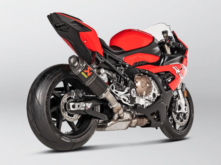 Akrapovic Carbon Fiber Slip-On Muffler With Carbon Fiber End Cap For BMW  2019-2024 S 1000 RR Models (S-B10SO10-ZC) | ARH Custom USA
