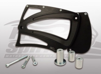 Free Spirits Pulley Cover In Black For Buell 2008-2010 XB Models (207517K)