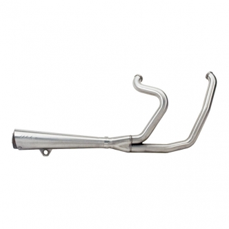 SuperTrapp Megaphone Series Stainless Steel Exhaust System in Satin Stainless Finish for Harley Davidson FXD 1991-2005 2:1 (825-71358)