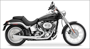 SuperTrapp SuperMeg 2:1 Exhaust System in Chrome Finish For Harley Davidson FXST/FLST 1990-2006 Dyna 1991-2005 (828-71454)
