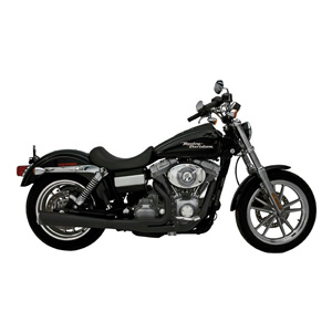 SuperTrapp SuperMeg 2:1 Standard Exhaust Systems in Black Finish for Harley Davidson Dyna 2006-2011 (827-71574)