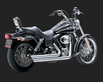 Vance & Hines Big Shots Staggered Performance Exhaust System for Harley Davidson 1991-2005 Dyna Motorcycles (17911)