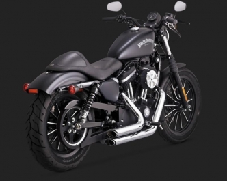 Vance & Hines Shortshots Staggered Performance Exhaust System In Chrome for Harley Davidson 2014-2020 Sportster Motorcycles (17229)