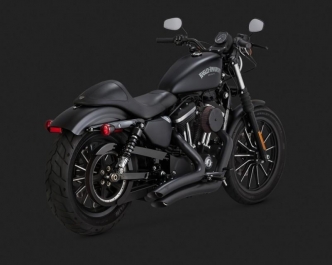 Vance & Hines Big Radius 2 into 2 In Black For Harley Davidson 2014-2020 Sportster Motorcycles (46067)