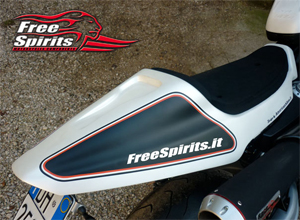 Free Spirits Fibreglass Solo Seat For Harley XR 1200 Motorcycles (208837)