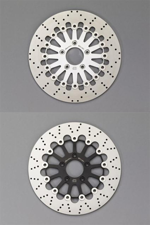 Harrison Billet SP16 11.5 Inch Rotor In Polished, Clear Anodised or Black Finish For Pre 2000 Harley Davidson