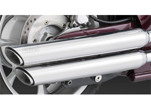 Vance & Hines Twin Slash PC Slip Ons Exhaust System For Honda 2009-2013 Fury Motorcycles (18421)