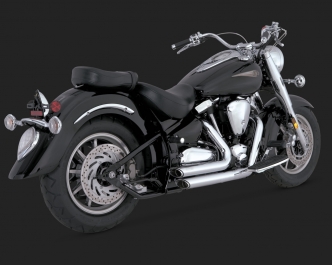 Vance & Hines Shortshots Staggered Exhaust System in Chrome For Yamaha 2004-2007 Road Star Motorcycles (18517)