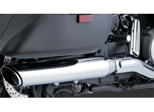 Vance & Hines Twin Slash Rounds Exhaust System For Yamaha 2009-2016 V Star 950 Motorcycles (25407)