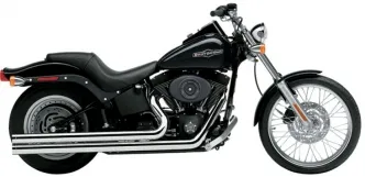Cobra Speedster Long Exhaust System For Harley Davidson 2012-2017 Softail FXS/FLS/FLST Motorcycles (6952T)