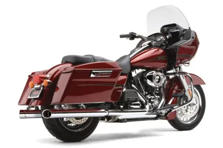 Cobra 3 Inch Slip On Mufflers In Chrome Finish For Harley Davidson 1995-2016 Touring Motorcycles (6020)