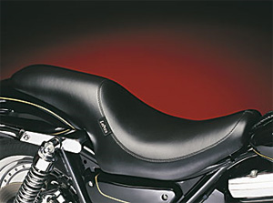 Le Pera Silhouette Foam Seat With Smooth Cover in Black Finish For 1982-1994 FXR Models (L-868)