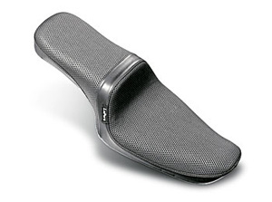 Le Pera Daytona 2-Up Basket Weave Seat For Harley Davidson 64-84 FL, FX Shovel Motorcycles (L-558BW)