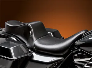 Le Pera Cherokee Foam Seat With Smooth Cover For Harley Davidson 2008-2023 All Touring Models (LK-027)