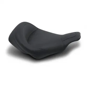 Mustang Plain Solo Seat 15 Inches For Harley Davidson 1997-2007 FLHT & FLTR Motorcycles (75353)