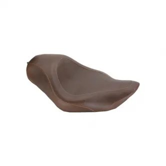 Mustang Tripper Solo Wide, Brown Seat 12 Inches For Harley Davidson 2004-2020 XL Sportster Models (76726)