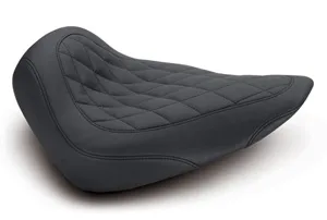 Mustang Tripper Solo, Wide, Diamond Stitch Seat 14 Inches For Harley Davidson 2000-2006 Softail Motorcycles (76802)