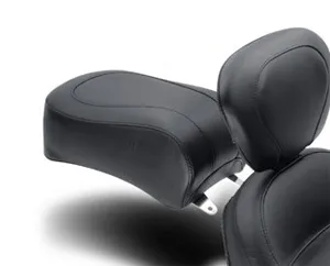 Mustang Vintage Standard, Recessed Passenger Seat 8 Inches For Harley Davidson 2000-2006 Softail Motorcycles With Up To 150 Stock Tire (Excl. Deuce) (79717)