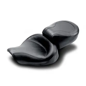 Mustang Wide Touring Seat With 15 Inches Front Width And 12 Inches Rear Width For Harley Davidson 1996-2003 Dyna Motorcycles (75536)