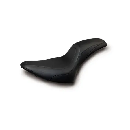 Mustang Tripper Fastback Seat With 12 Inch Front Width And 7 Inch Rear Width For Harley Davidson 2000-2016 Softail Motorcycles With Up To 150 Stock Tire (Excl. Deuce) (76057)