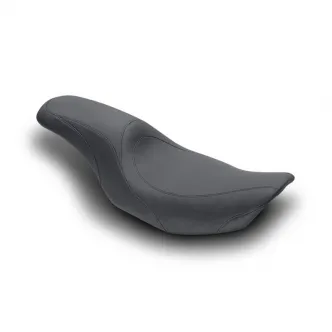 Mustang Tripper Fastback Seat With 12 Inch Front Width And 7 Inch Rear Width For Harley Davidson 1997-2007 FLH Touring Motorcycles (76588)