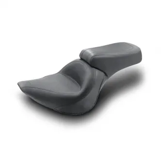 Mustang Vintage Standard Touring Seat With Front Width 14 Inches And Rear Width 8 Inches For Harley Davidson 2006-2016 Softail Motorcycles With 200 Tire (76400)