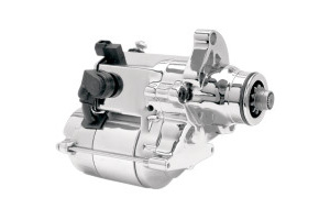 Compu Fire 1.6KW Twin Cam Starter In Chrome Finish For Harley Davidson 2006 Dyna & 2007-2017 Big Twin Motorcycles (53800)