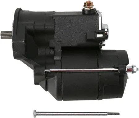 Drag Specialties 1.4KW Starter in Black Finish For 1990-2006 Harley Davidson Big Twin Motorcycles (Except 2006 Dyna) (80-1001)