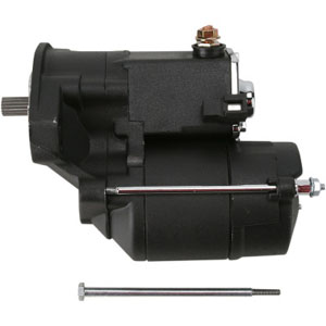 Drag Specialties 1.4KW Starter in Black Finish For 1990-2006 Harley Davidson Big Twin Motorcycles (Except 2006 Dyna) (80-1001)
