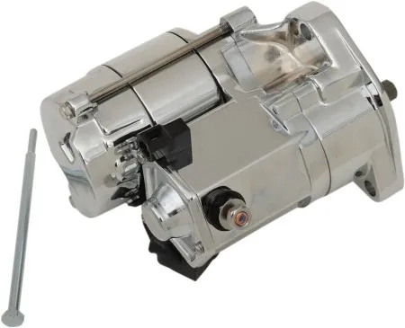 Drag Specialties 1.7KW Starter in Chrome Finish For 1990-2006 Harley Davidson Big Twin Motorcycles (Except 2006 Dyna) (80-1004)