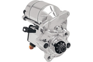 Drag Specialties 1.4KW Starter In Chrome Finish For 1986-2022 Harley Davidson Sportster and XR1200 Motorcycles (80-1010)