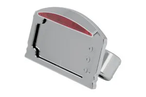 Drag Specialties Side Mount Half Moon Flat Horizontal LED Taillight License Plate Mount For 2008-2013 FXST & FLST Motorcycles (2010-0734)
