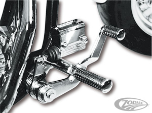 Zodiac TUV Approved Chrome Forward Control Kit (without footpegs) With Master Cylinder For All 4 Speed FX And FL Models From 1958-1986 And All 5 Speed Softail Models From 1986-1999 Models (056109)
