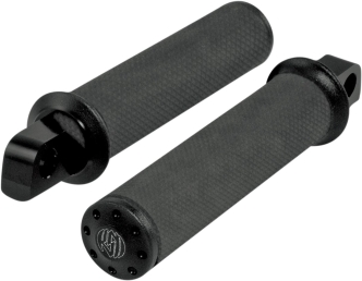 Roland Sands Design Tracker Footpegs With Straight Male Mount In Black Ops Finish (0035-1088-SMB)